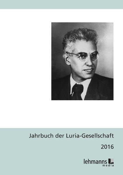 Jahrbuch der Luria-Gesellschaft 2016 Books