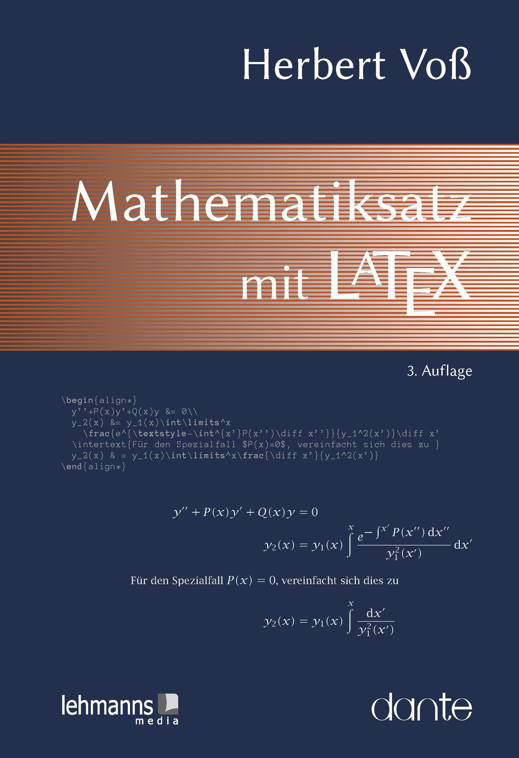 Mathematiksatz mit LaTeX Computer Science Books