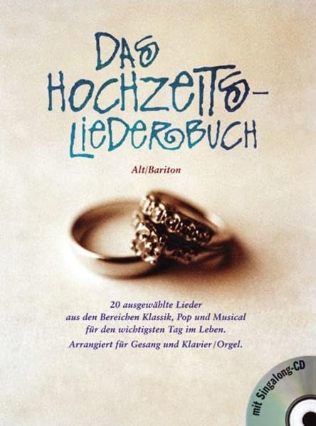 Das Hochzeitsliederbuch Alt/Bariton Sheet Music