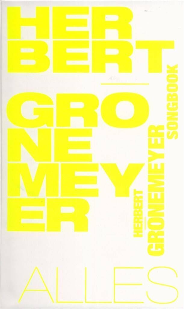 Herbert Grönemeyer - 'Alles' Sheet Music