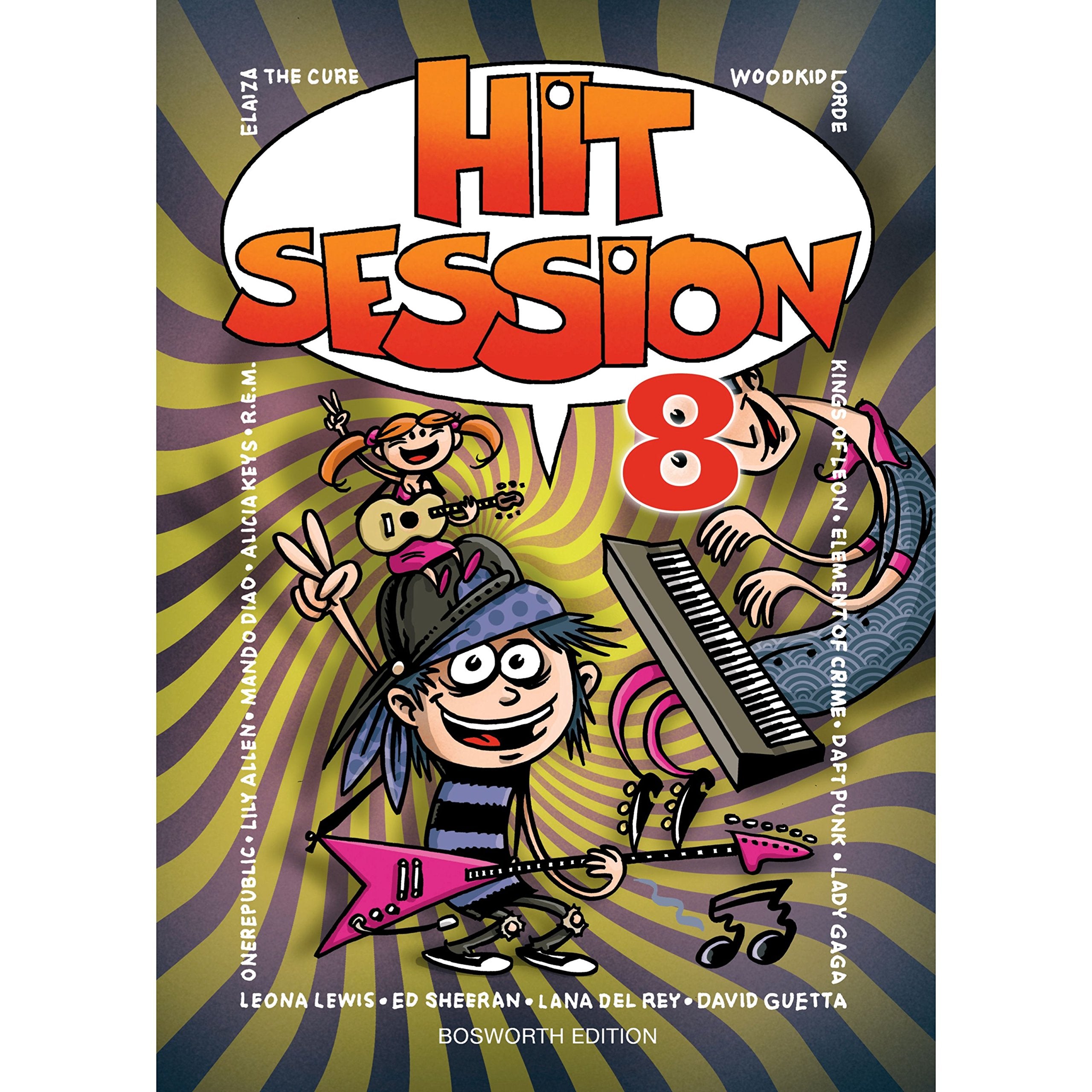 Hit Session 8: Songbook für Gitarre, Gesang Sheet Music