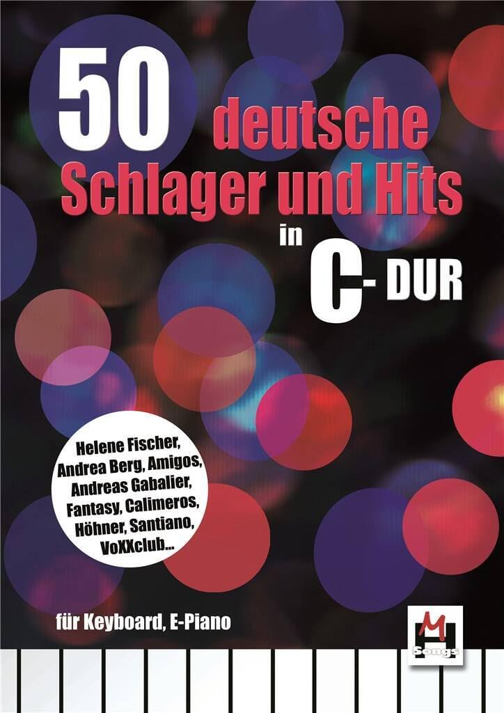 50 deutsche Schlager und Hits in C-Dur Sheet Music