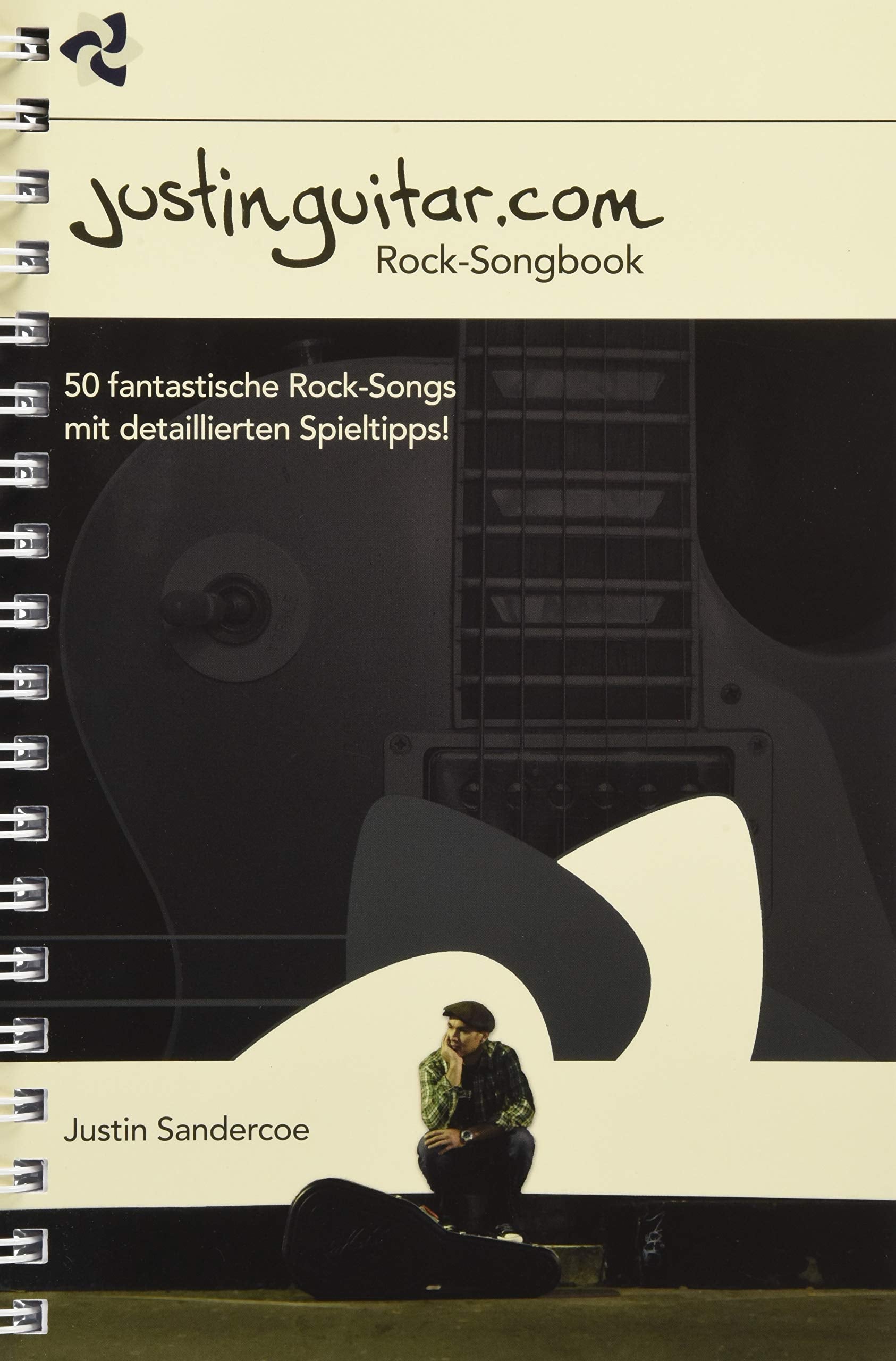 Justinguitar.com - Das Rock-Songbook: Noten, Sammelband für Gitarre: Deutsche Version Sheet Music