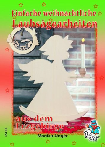 Einfache weihnachtliche Laubsägearbeiten aus dem Erzgebirge Hobbies & Crafts