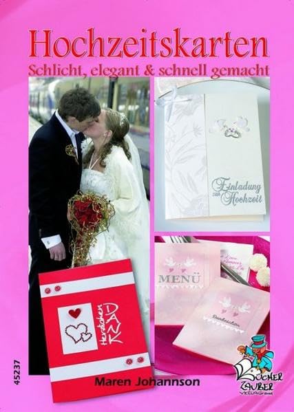Hochzeitskarten - Schlicht, elegant & schnell gemacht Hobbies & Crafts