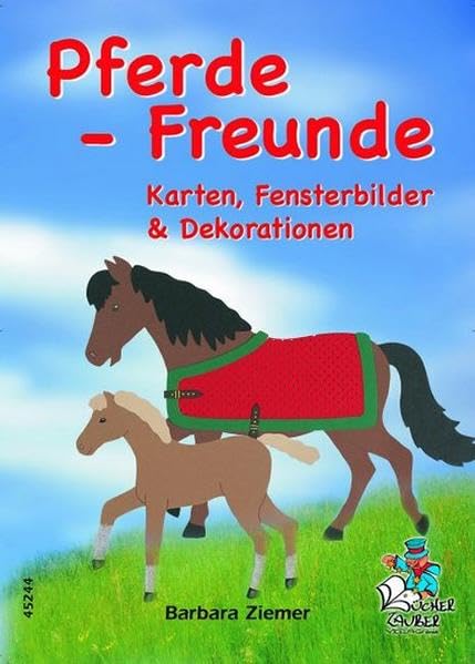 Pferde-Freunde - Karten, Fensterbilder & Dekorationen book