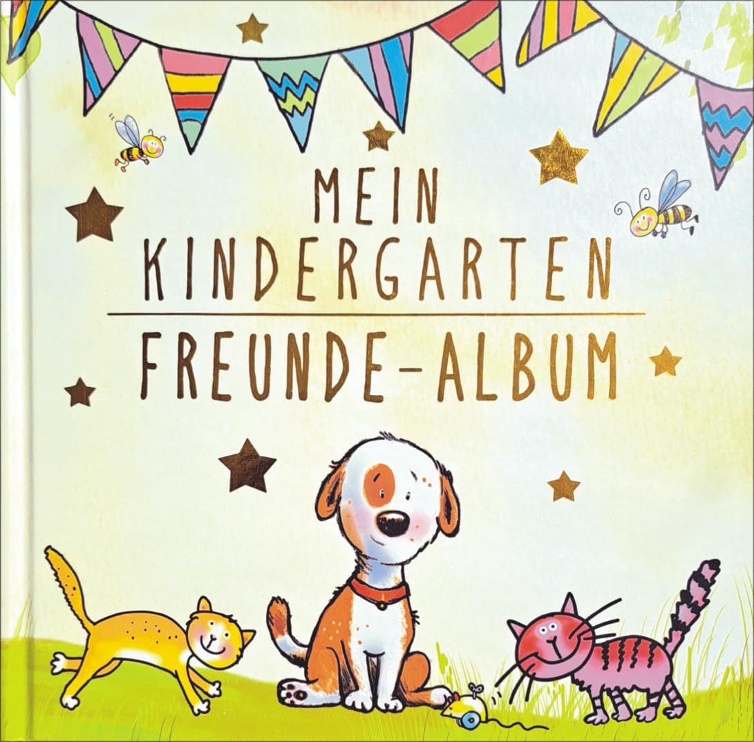Mein Kindergarten Freunde-Album – Mit Goldfolienprägung auf dem Umschlag! Children's books