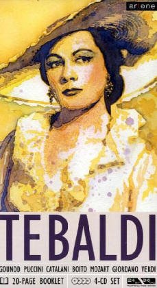 Renata Tebaldi: Von Gounod, Puccini, Catalani, Boito, Mozart, Giordano, Verdi und Puccini Arts & Music