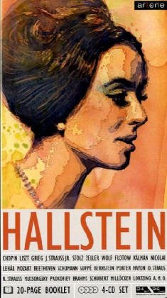 Ingeborg Hallstein: Lieder von Chopin, Liszt, Grieg, O. Straus, J. Strauss, Stolz, Zeller, Suppe, Millöcker, Kalman, Lehar, Mozart, Beethoven, Nicolai, Lortzing u. v. a. Arts & Music