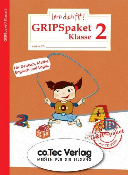 Gripspaket Klasse 2, CD-ROM: Deutsch, Mathematik, Englisch und Logik. Für Windows 9x. Einzelplatzlizenz Hobbies & Leisure