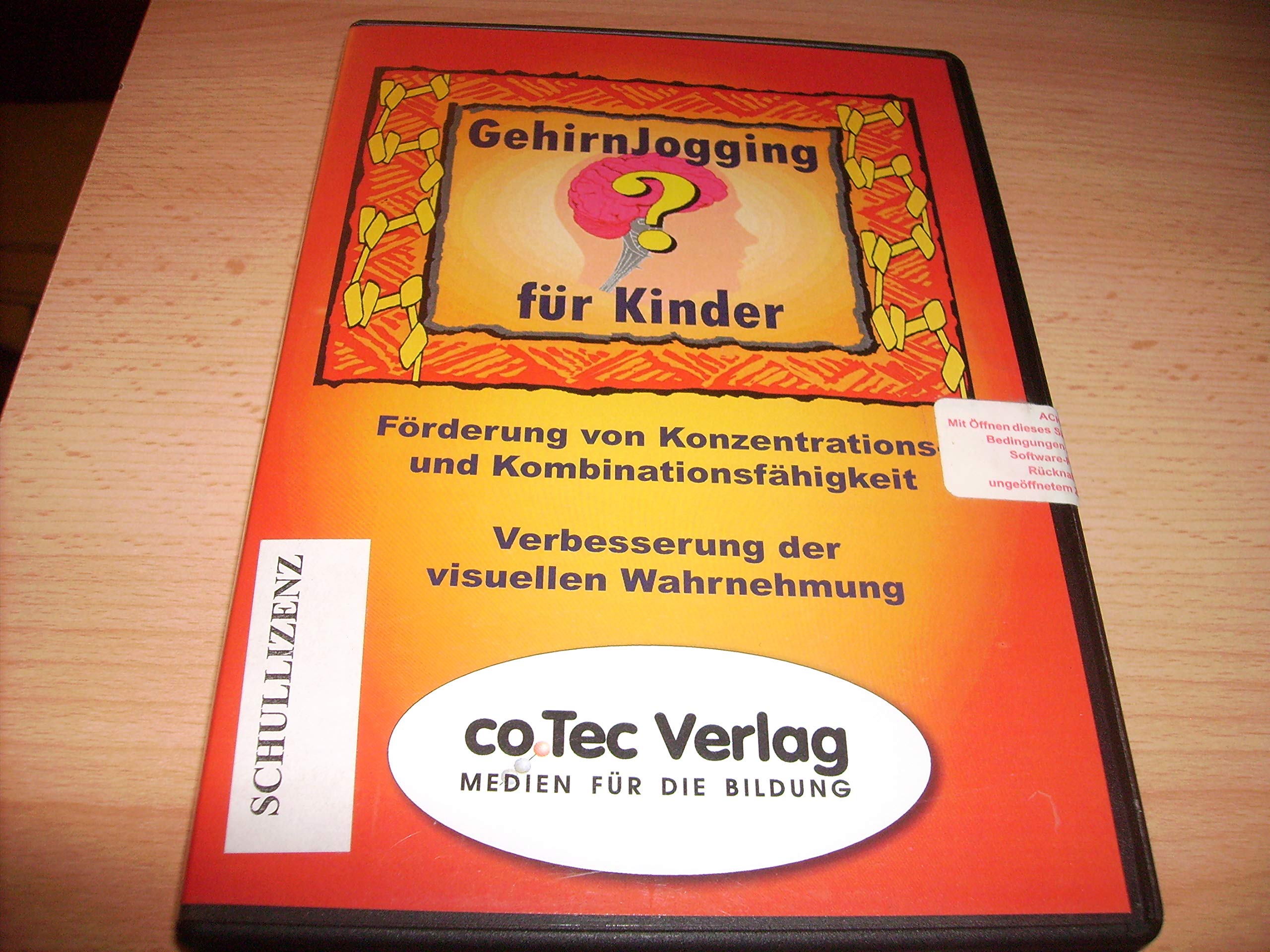Gehirnjogging für Kinder: Schullizenz Books