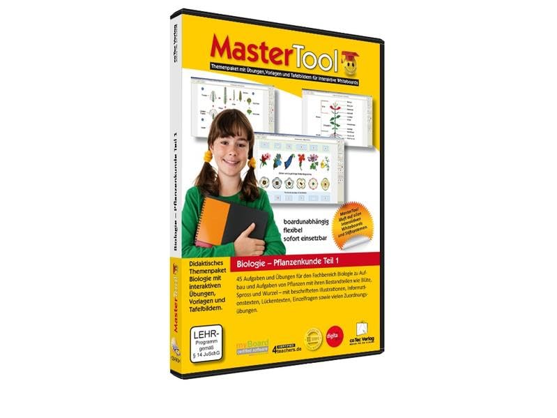 MasterTool Themenpaket Pflanzenkunde, CD-ROM.Tl.1: Aufbau von Blütenpflanzen. Für Windows 95/98/NT/2000/Me/XP . Hobbies & Leisure