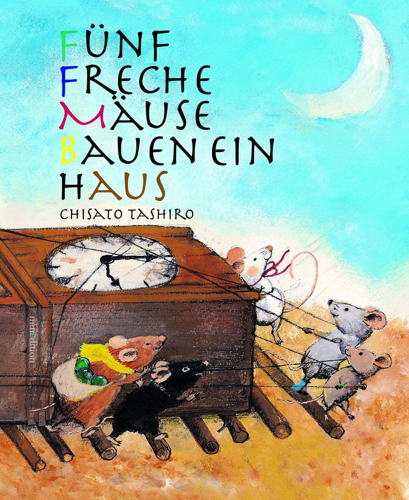Fünf freche Mäuse bauen ein Haus book