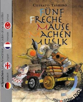 Fünf freche Mäuse machen Musik (Buch mit DVD) Children's books