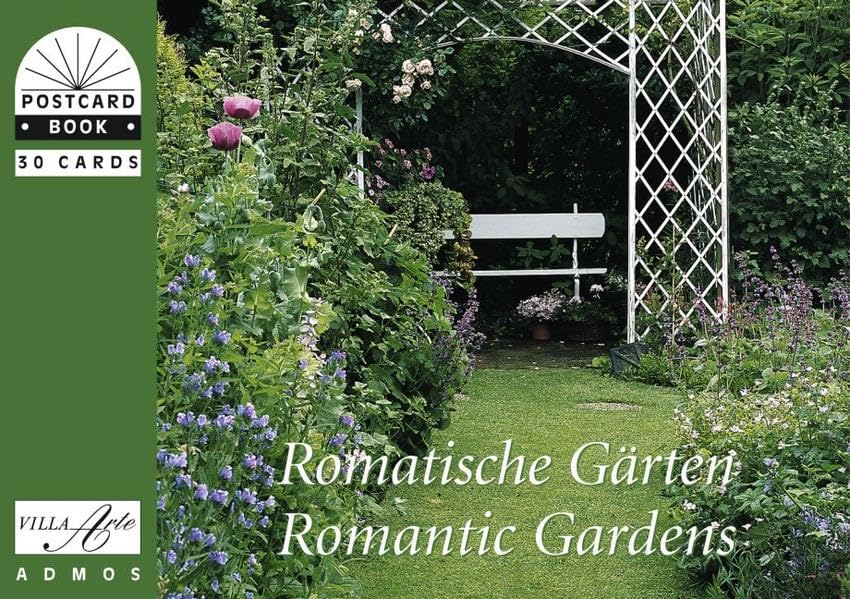 Romantische Gärten /Romantic Gardens: Postkartenbuch book