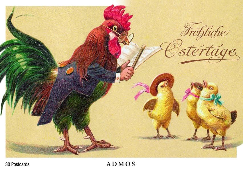 Fröhliche Ostertage: Postkartenbuch Posters