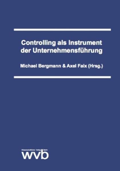 Product Image: Controlling als Instrument der Unternehmensführung