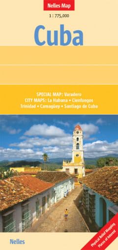 Nelles Map Cuba (Landkarte) 1 : 775 000. Special Maps: Varadero; City Maps: Camagüey, Cienfuegos, La Habana, Santiago de Cuba, Trinidad Leisure, Home & Garden