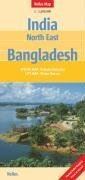 Nelles Map India : North East - Bangladesh (Landkarte) 1 : 1 500 000. Special Maps: Kolkata (Calcutta); City Maps: Dhaka (Dacca) Leisure, Home & Garden
