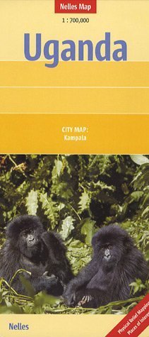 Nelles Map Uganda (Landkarte) 1 : 700 000. City Maps: Kampala Leisure, Home & Garden