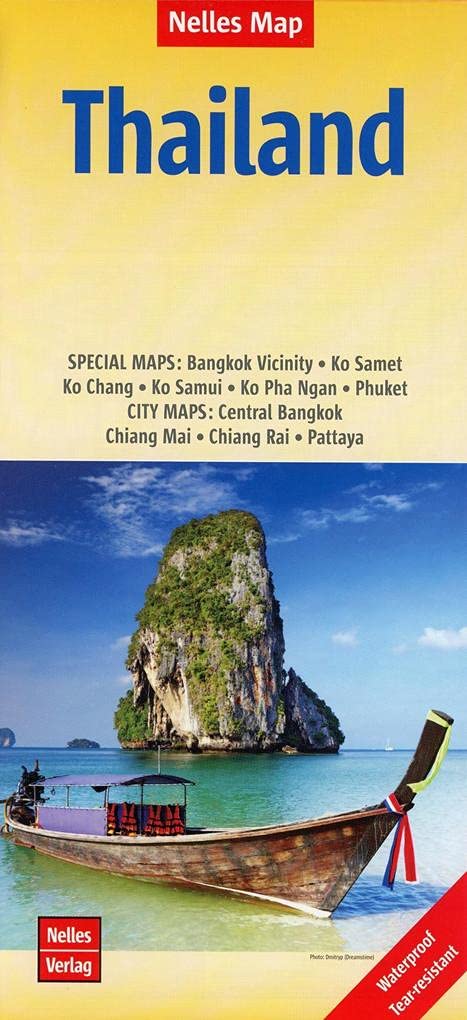 Nelles Map Landkarte Thailand Leisure, Home & Garden