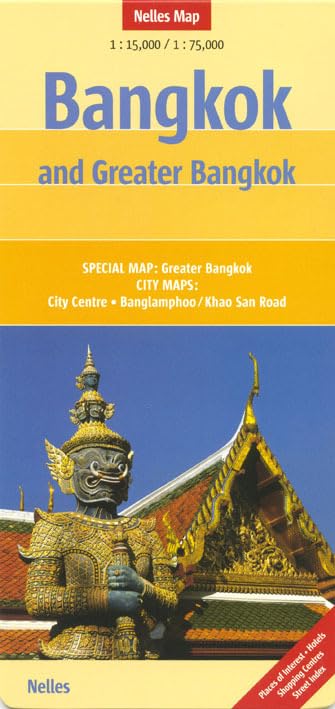 Bangkok and Greater Bangkok: 1:15.000 / 1:75.000 (Nelles Map) Maps & Plans