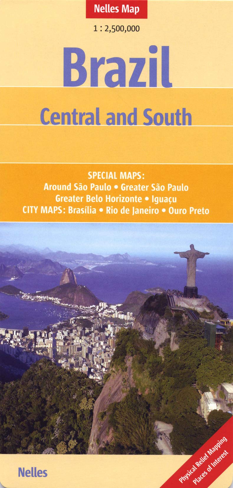 Brazil Central and South 1 : 2 500 000 Leisure, Home & Garden