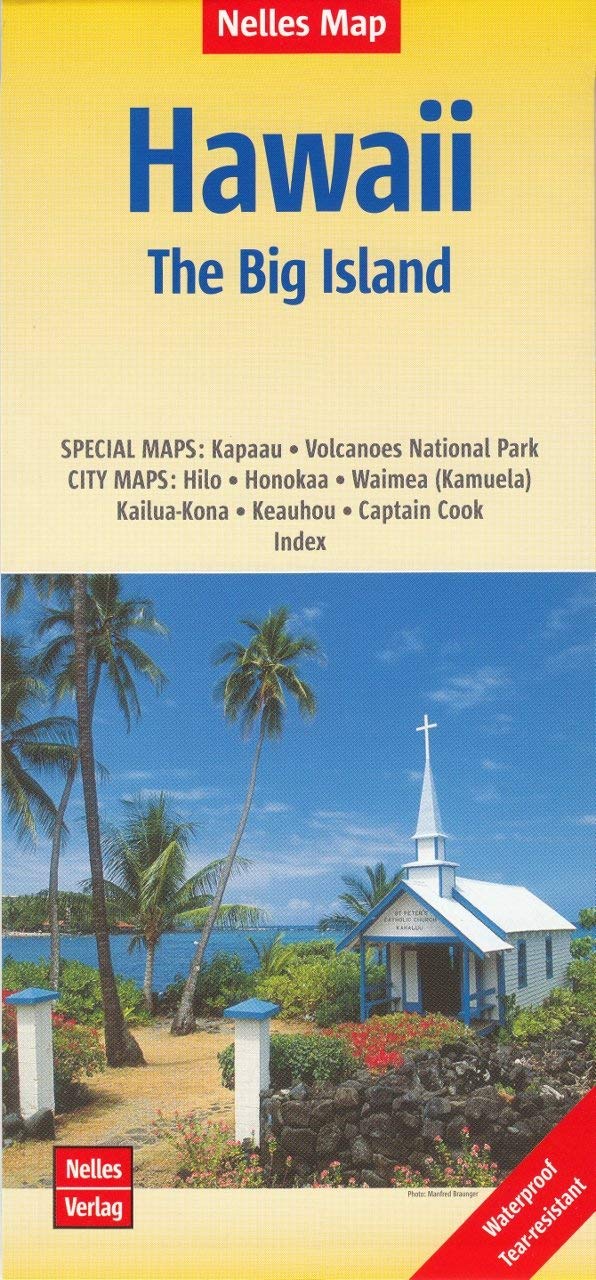 Hawaii-The Big Island nel. map Kapaau-Hilo Professional & Reference Books
