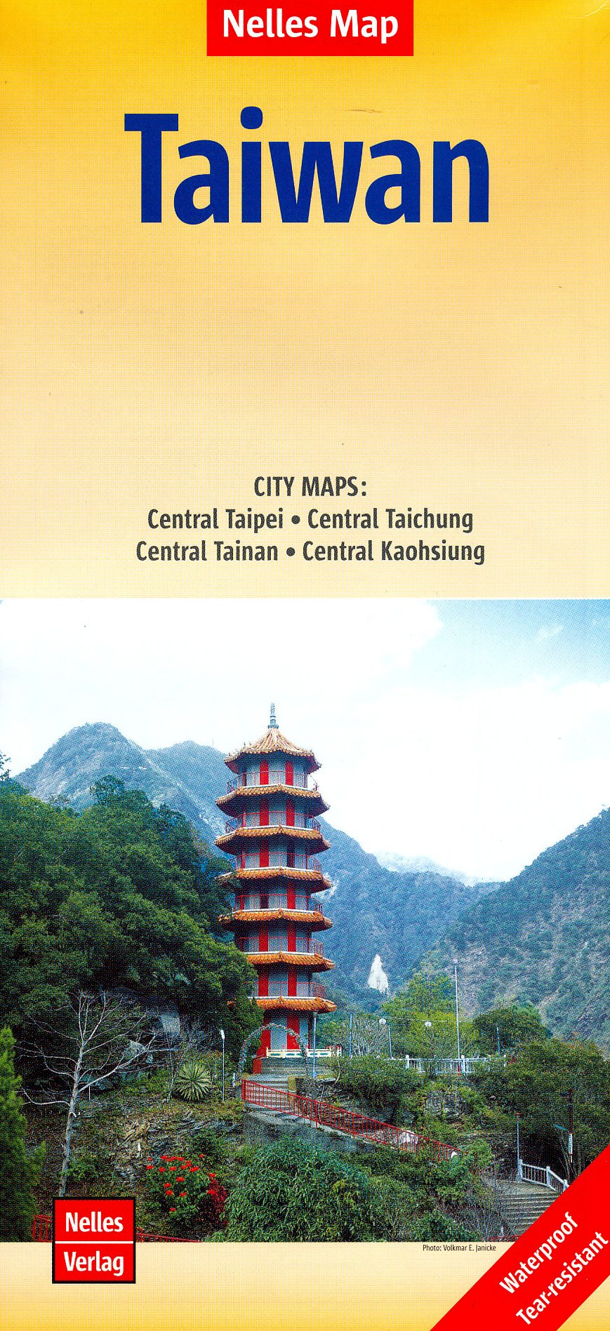 Taiwan nel.map Centr.Taipei-Taichung book