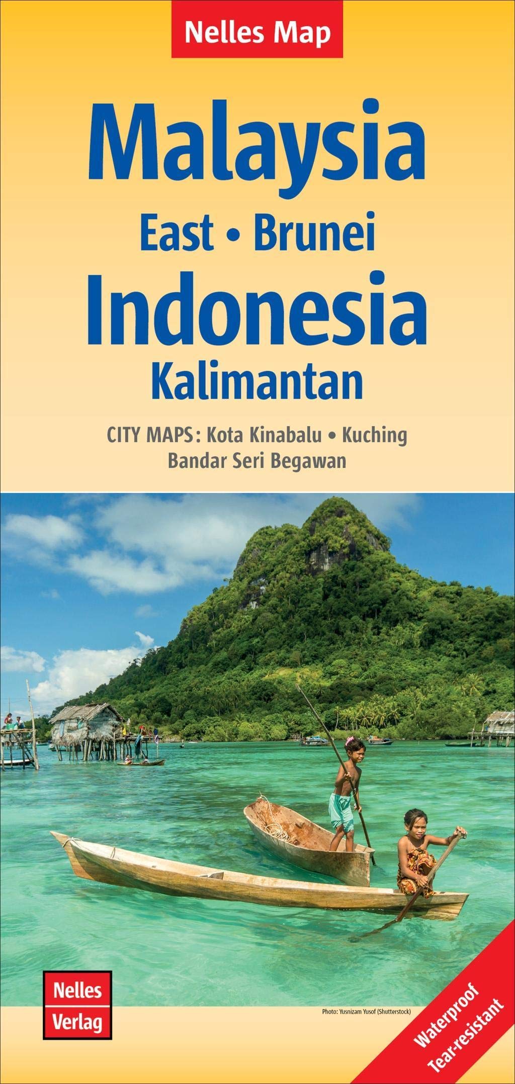 Nelles Map Landkarte Malaysia: East - Brunei - Indonesia: Kalimantan: 1:1,5 Mio | reiß- und wasserfest; waterproof and tear-resistant; indéchirable et ... & impermeable (Nelles Map: Strassenkarte) Leisure, Home & Garden