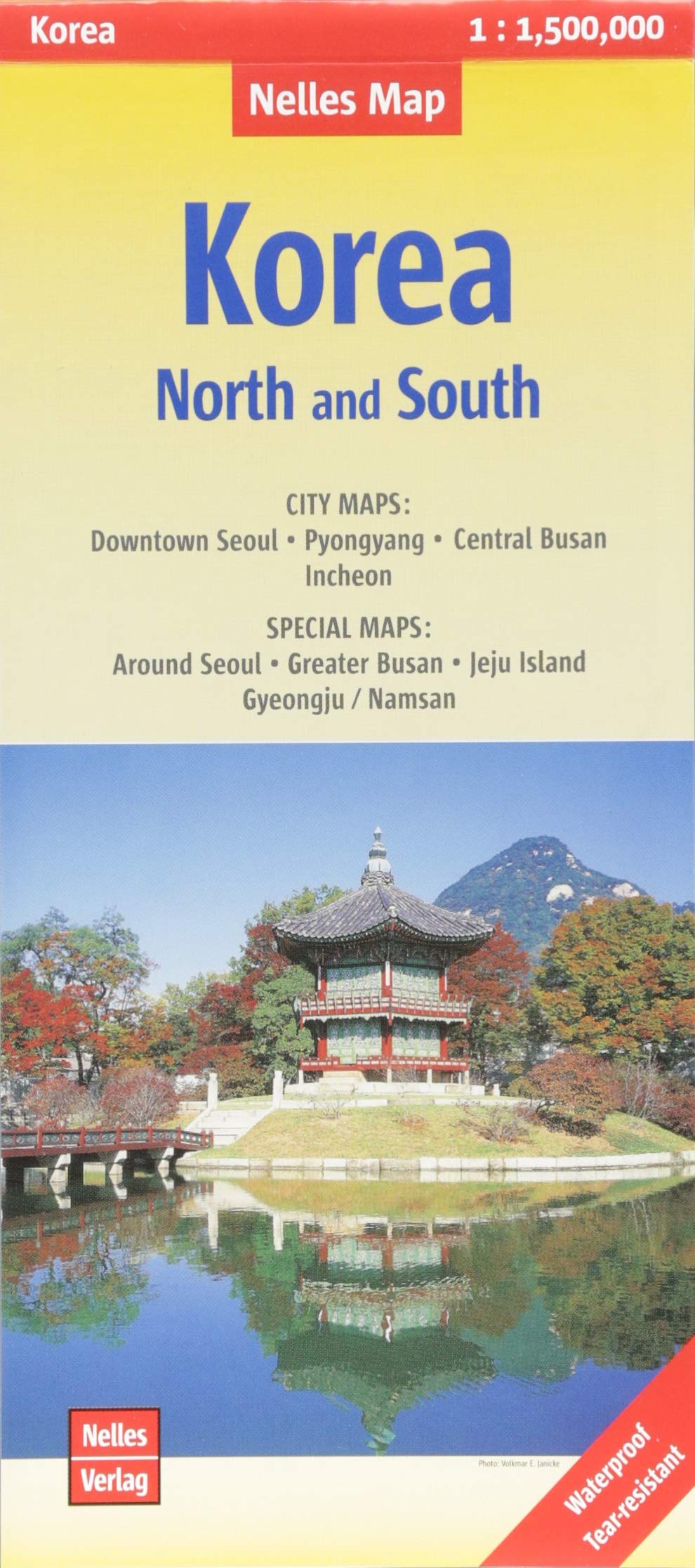 Nelles Map Landkarte Korea: North and South Leisure, Home & Garden