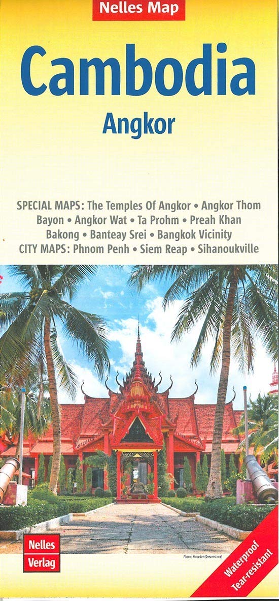 Cambodia - Angkor | Kambodscha - Angkor | Cambodge - Angkor | Camboya - Angkor: 1:1,5 Mio | reiß- und wasserfest; waterproof and tear-resistant; ... & impermeable (Nelles Map: Strassenkarte) Leisure, Home & Garden