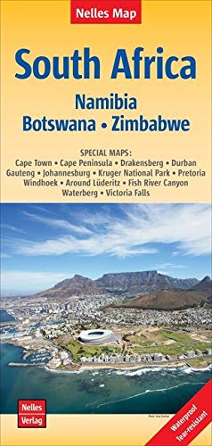 Nelles Map South Africa - Namibia - Botswana - Zimbabwe 1 : 2 500 000 book