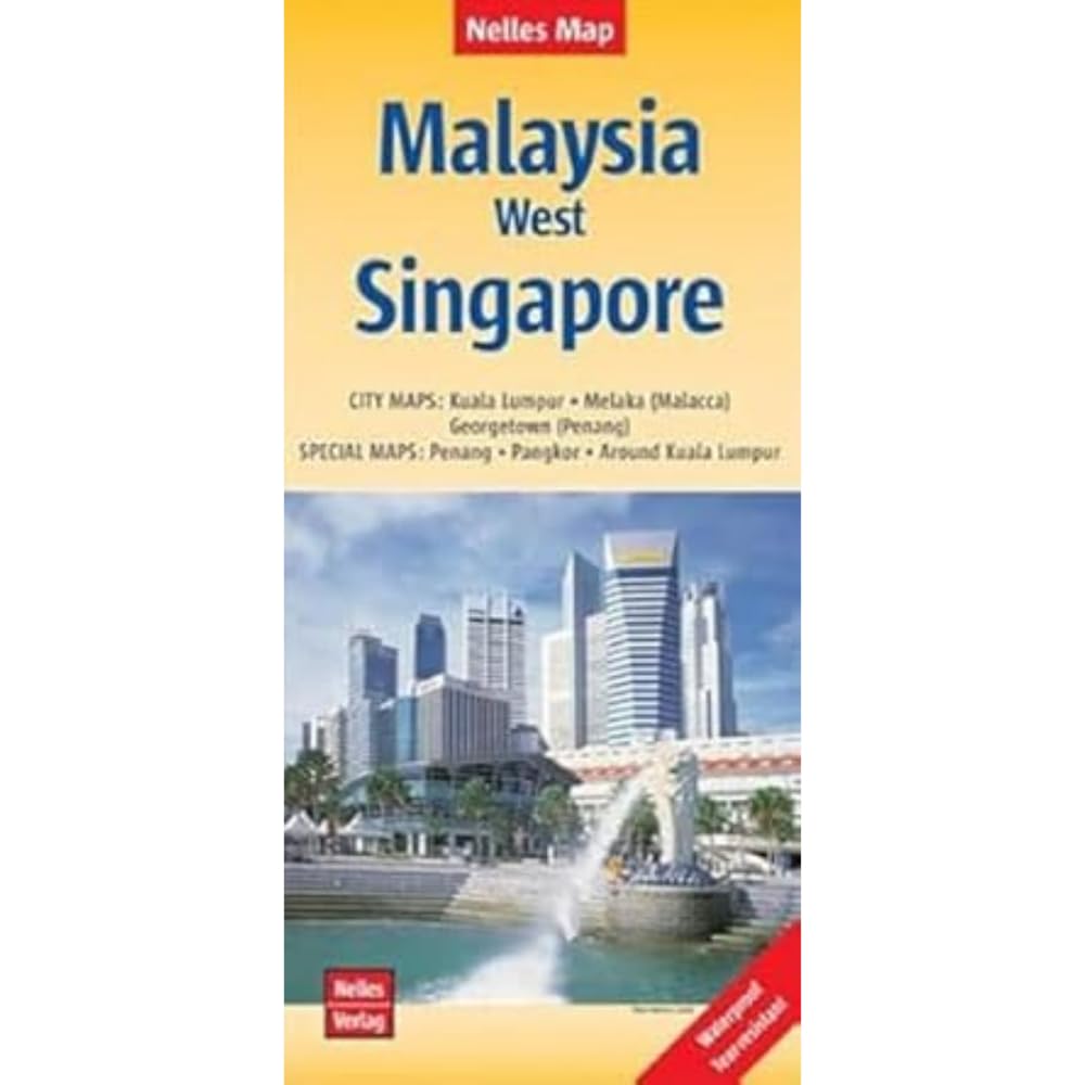 Nelles Map Landkarte Malaysia: West, Singapore Leisure, Home & Garden
