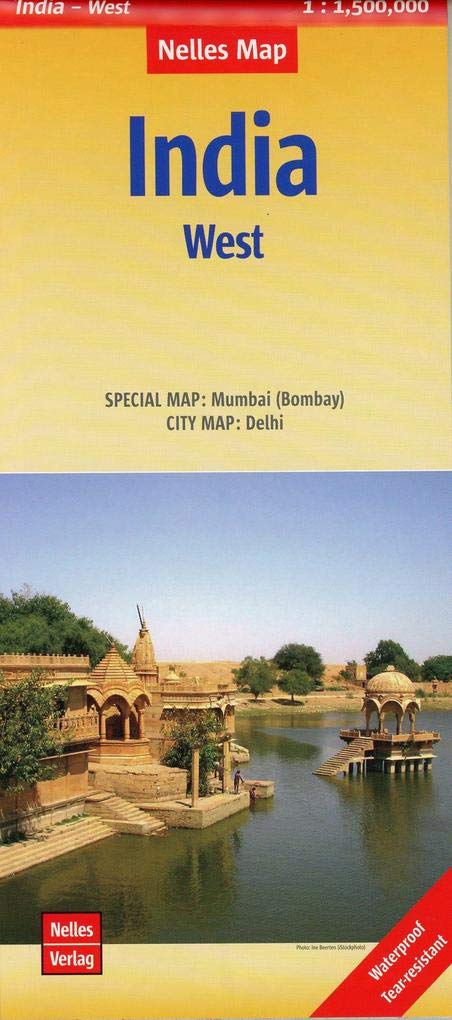Nelles Map Landkarte India: West Leisure, Home & Garden