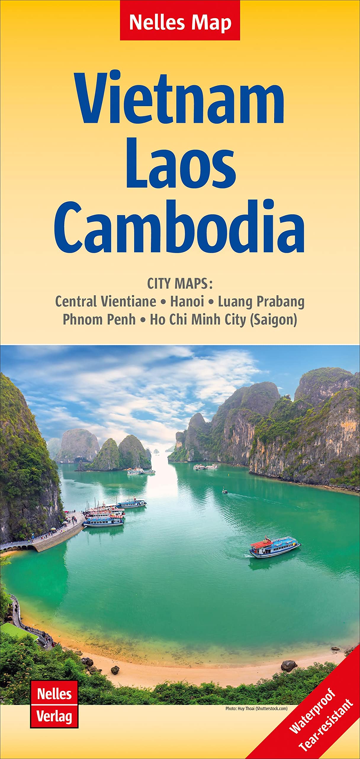 Nelles Map Landkarte Vietnam - Laos - Cambodia: 1:1,5 Mio | reiß- und wasserfest; waterproof and tear-resistant; indéchirable et imperméable; irrompible & impermeable (Nelles Map: Strassenkarte) Leisure, Home & Garden