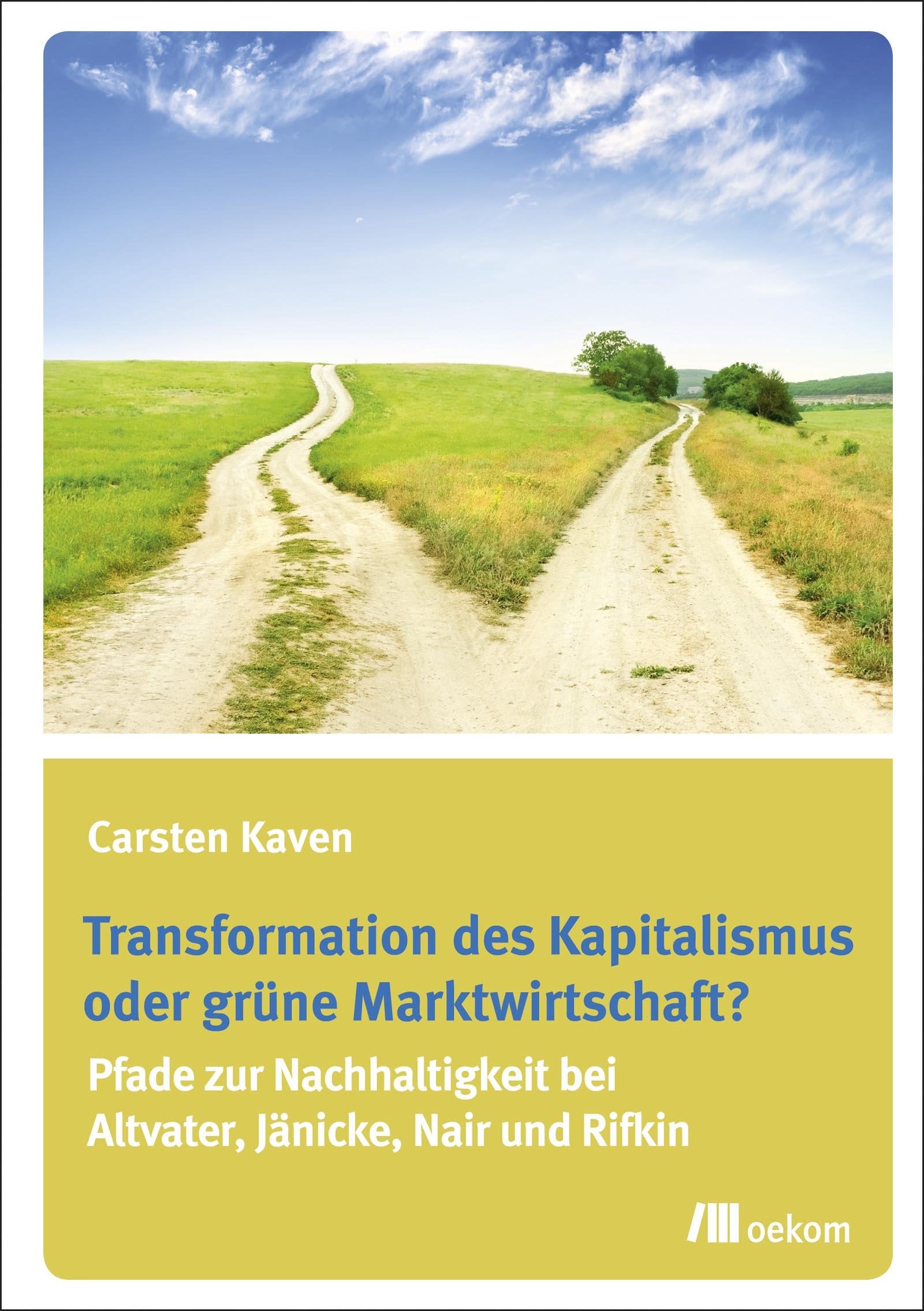 Transformation des Kapitalismus oder grüne Marktwirtschaft?: Pfade zur Nachhaltigkeit bei Altvater, Jänicke, Nair und Rifkin Geology & Geography