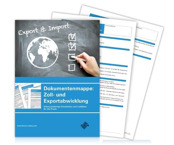 Dokumentenmappe: Zoll- und Exportabwicklung Law