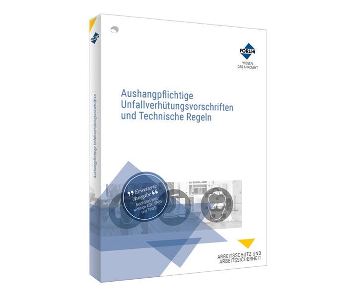 Aushangpflichtige Unfallverhütungsvorschriften und Technische Regeln book