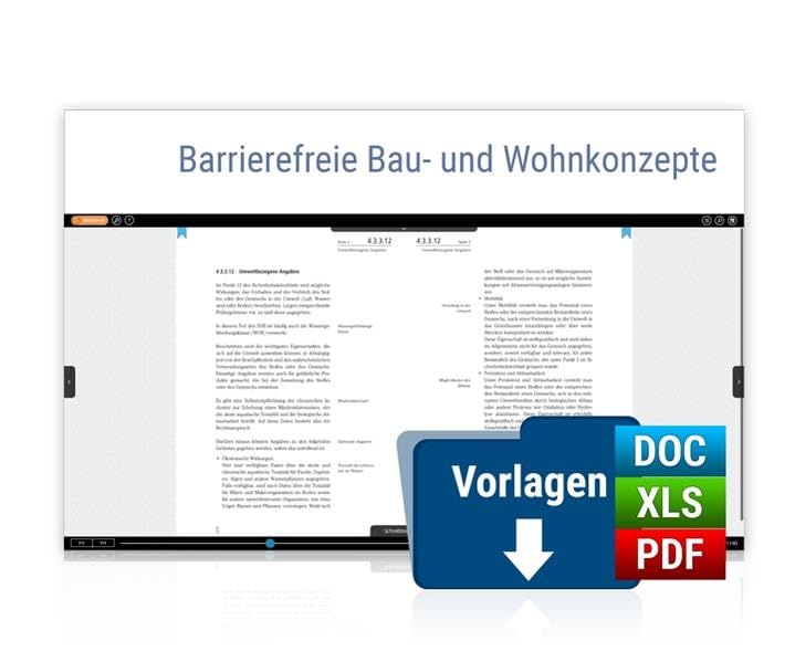 Barrierefreie Bau- und Wohnkonzepte nach DIN 18040: Online-Ausgabe Business, Finance & Career