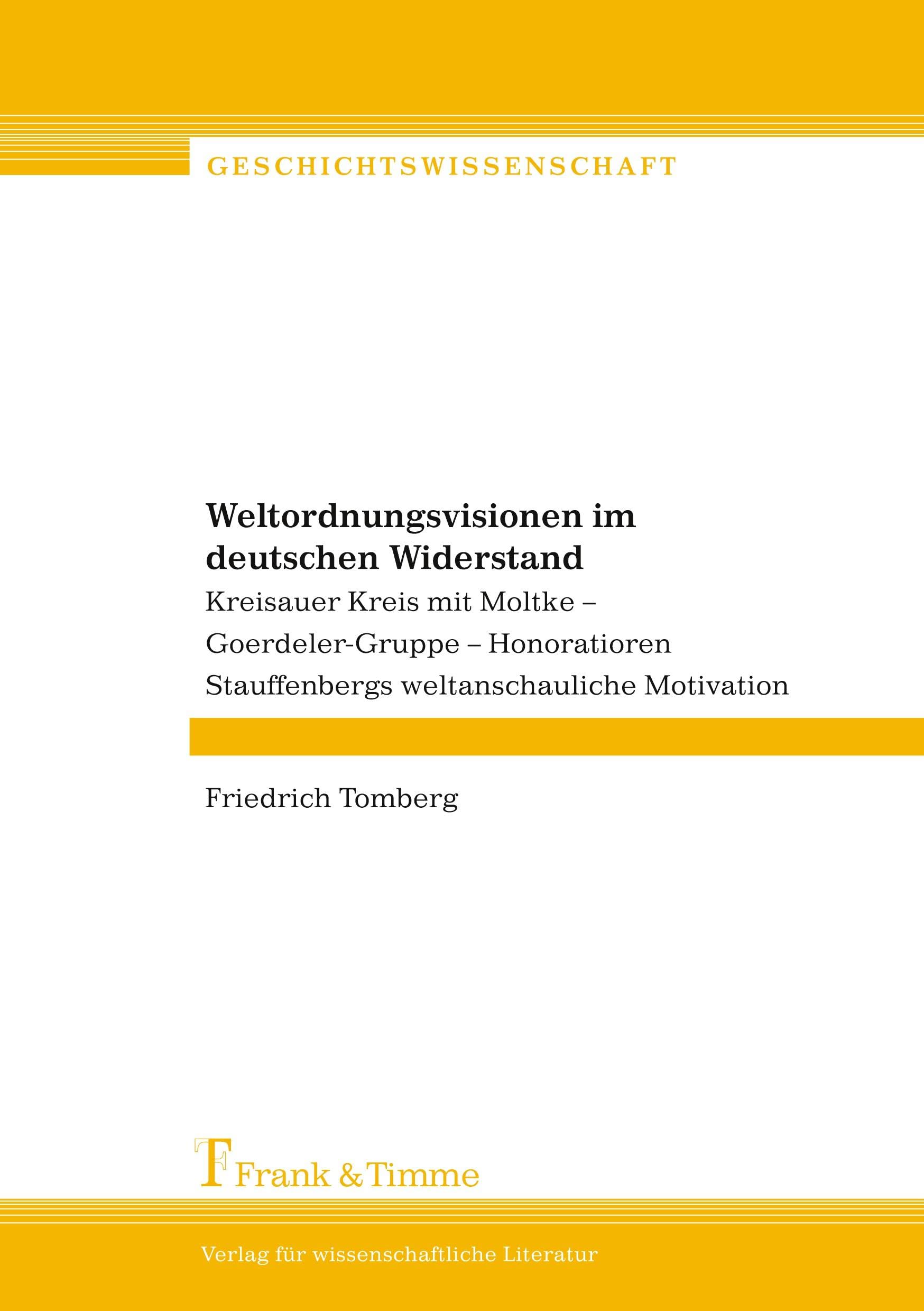 Weltordnungsvisionen im deutschen Widerstand book