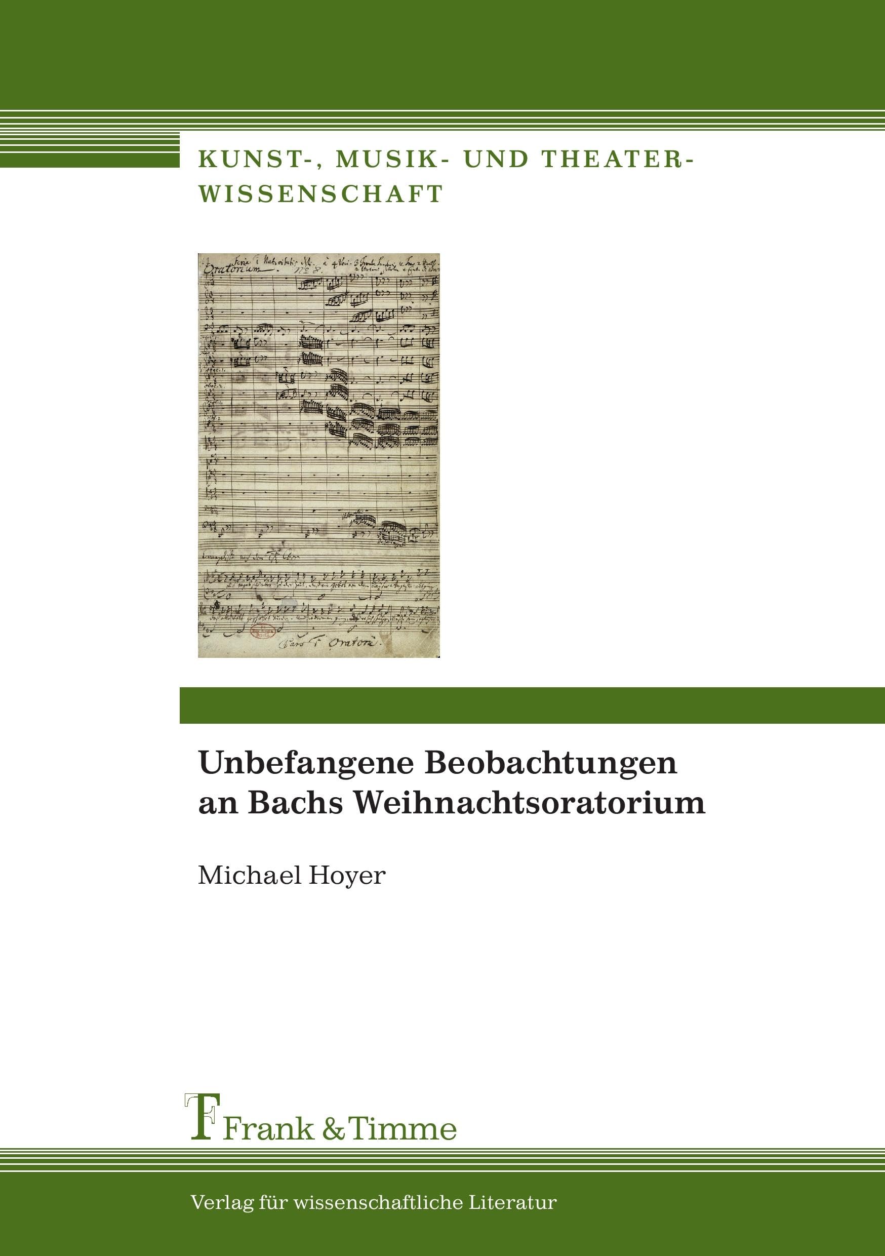 Unbefangene Beobachtungen an Bachs Weihnachtsoratorium Arts & Music