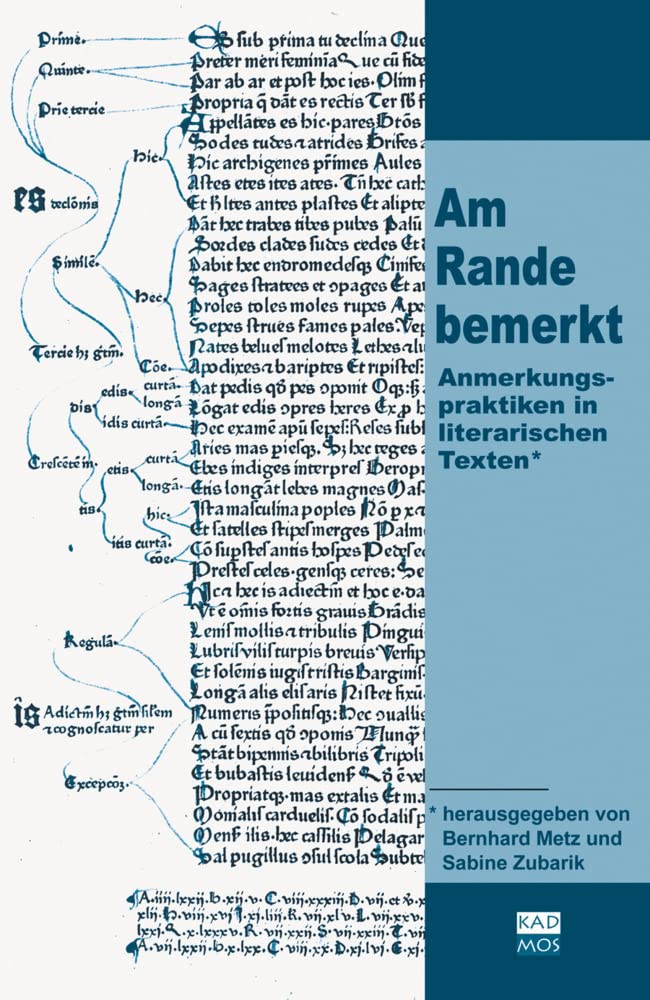 Am Rande bemerkt. Anmerkungspraktiken in literarischen Texten (Kaleidogramme, Band 33) Contemporary literature