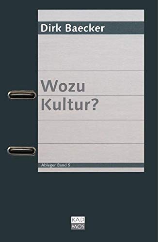 Wozu Kultur? Philosophy Books