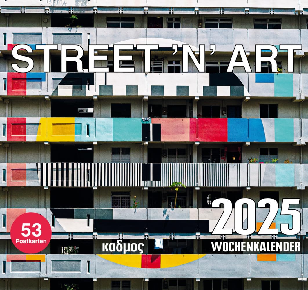 Street 'n' Art (2025) (Kadmos' koole Postkartenkalender) Calendars