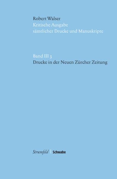 Drucke in der Neuen Zürcher Zeitung Contemporary literature