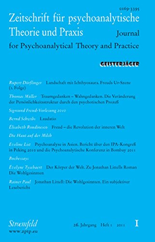 Zeitschrift für psychoanalytische Theorie und Praxis, Jg. XXVI / Geisterjäger Psychology