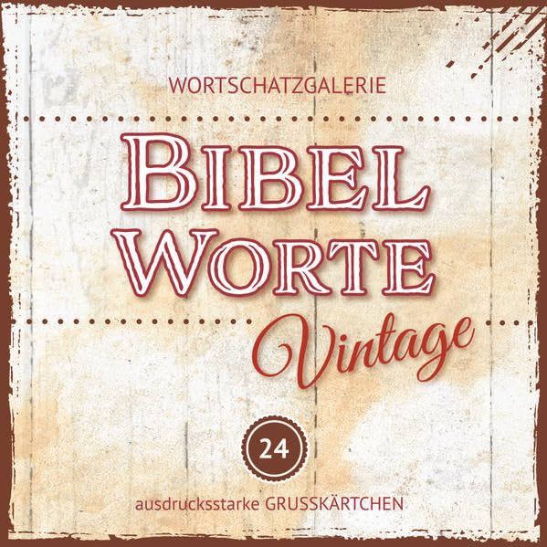 Wortschatzgalerie Bibelworte Vintage Religion & Esotericism
