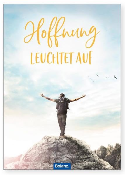 Hoffnung leuchtet auf: Grußheft Hoffnung Religion & Esotericism