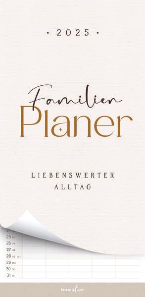 Leben in seiner Gegenwart 2025: Familienplaner (Fatzer alive) Calendars